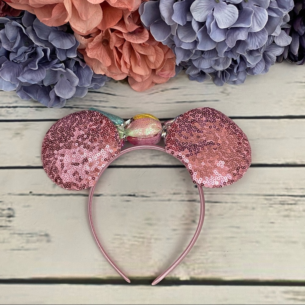 Minnie Mouse Pink Sequin Headband with Candy Bow - Picture 11 of 14